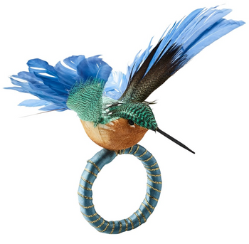 Kim Seybert Napkin Rings: Humm, Set of 4